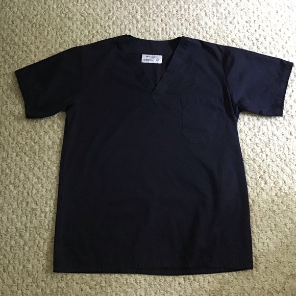 Premium Uniforms Other - Men's V-Neck Scrub Top - Black